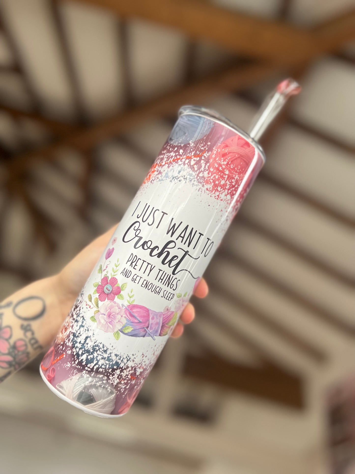 Crochet 20oz Tumbler