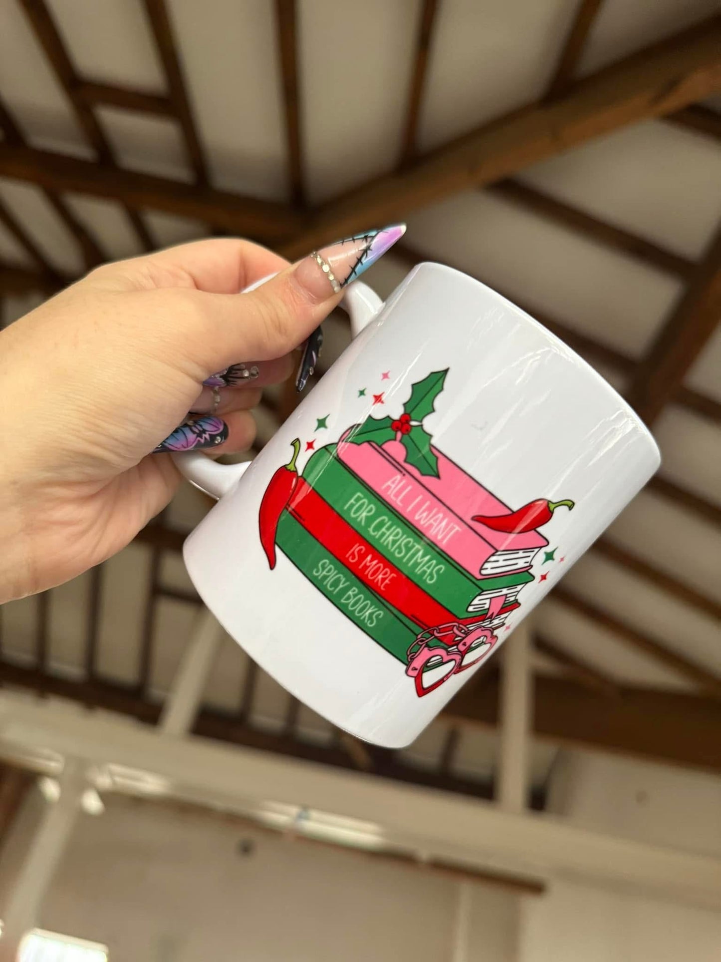 All I Want For Christmas Is More Spicy Books Mug