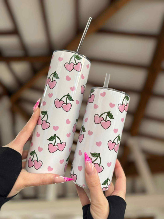 Pink Heart Cherries Set