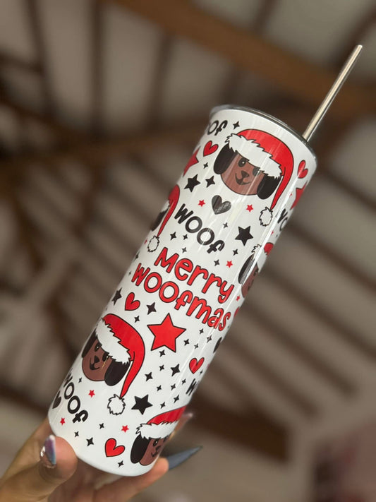 Merry Woofmas 20oz Tumbler