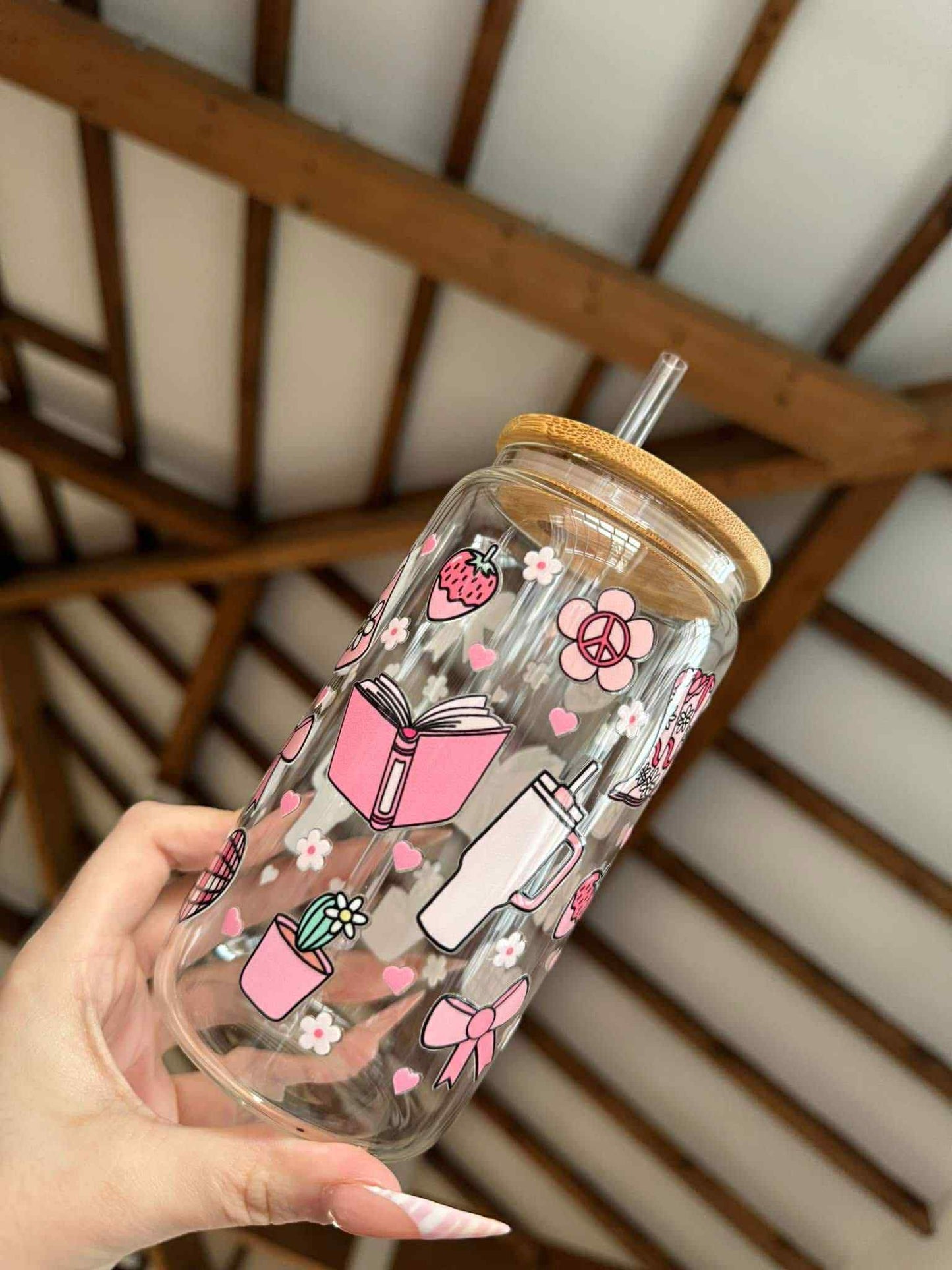 Pink Girly Libbey Can