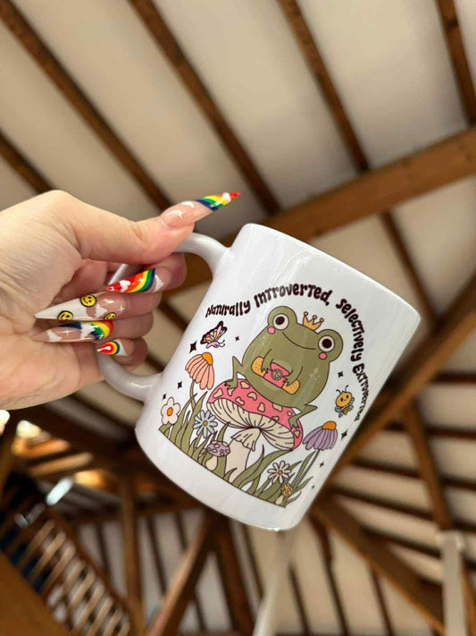 Naturally Introverted, Selectively Extroverted Mug