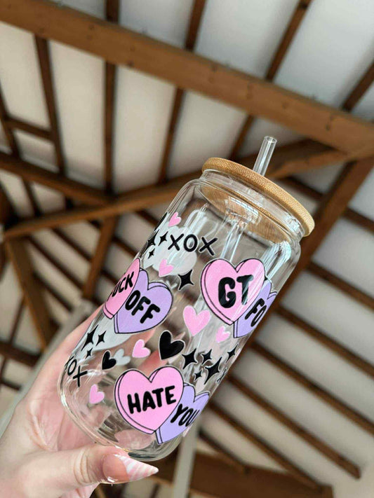 Pink Rude Libbey Can