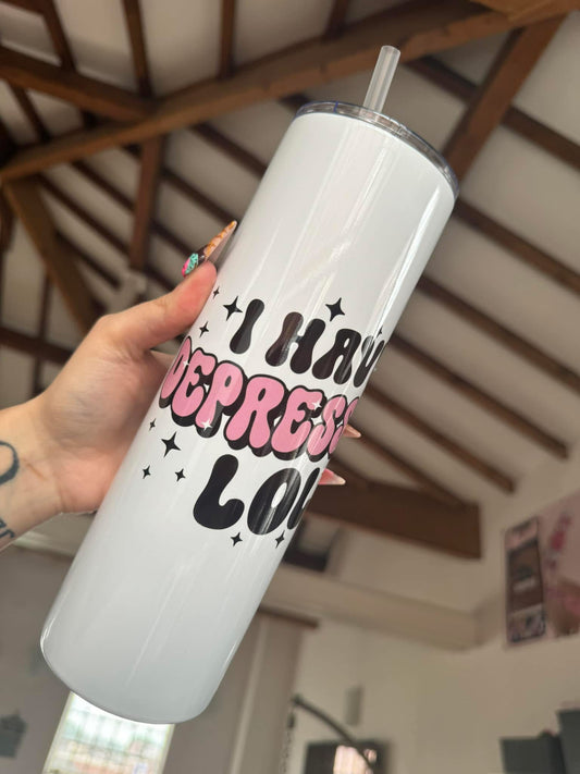 Depression ‘lol’ 30oz Tumbler