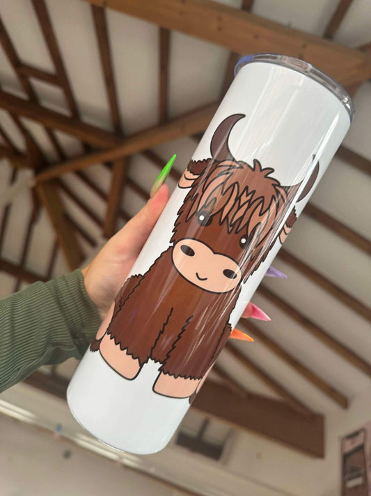Highland Cow 30oz Tumbler