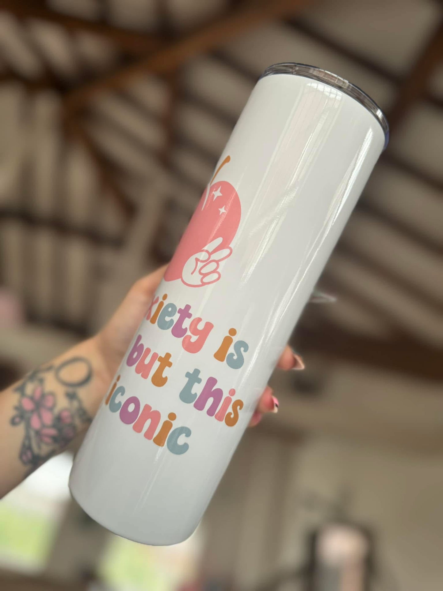 Anxiety Is Chronic, Ass Is Iconic 20oz Tumbler
