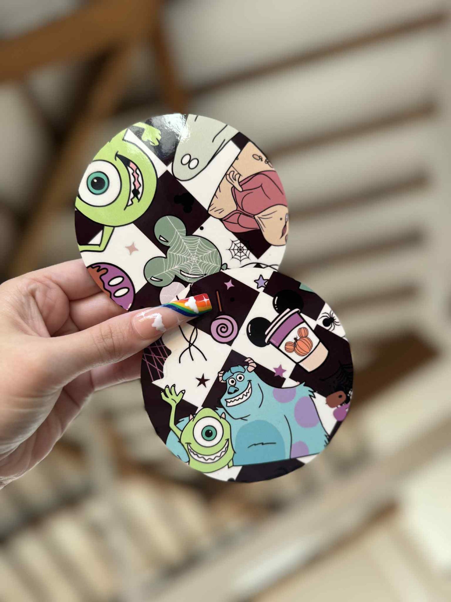 Sully, Mike & Boo Coaster