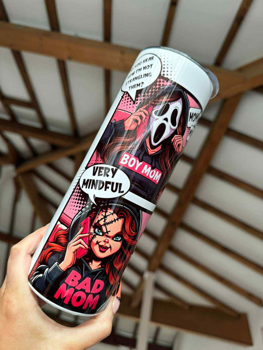 Bad Mom, Hot Mom 30oz Tumbler