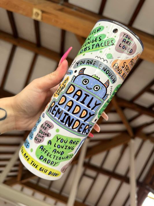 Daily Daddy Affirmations 20oz Tumbler