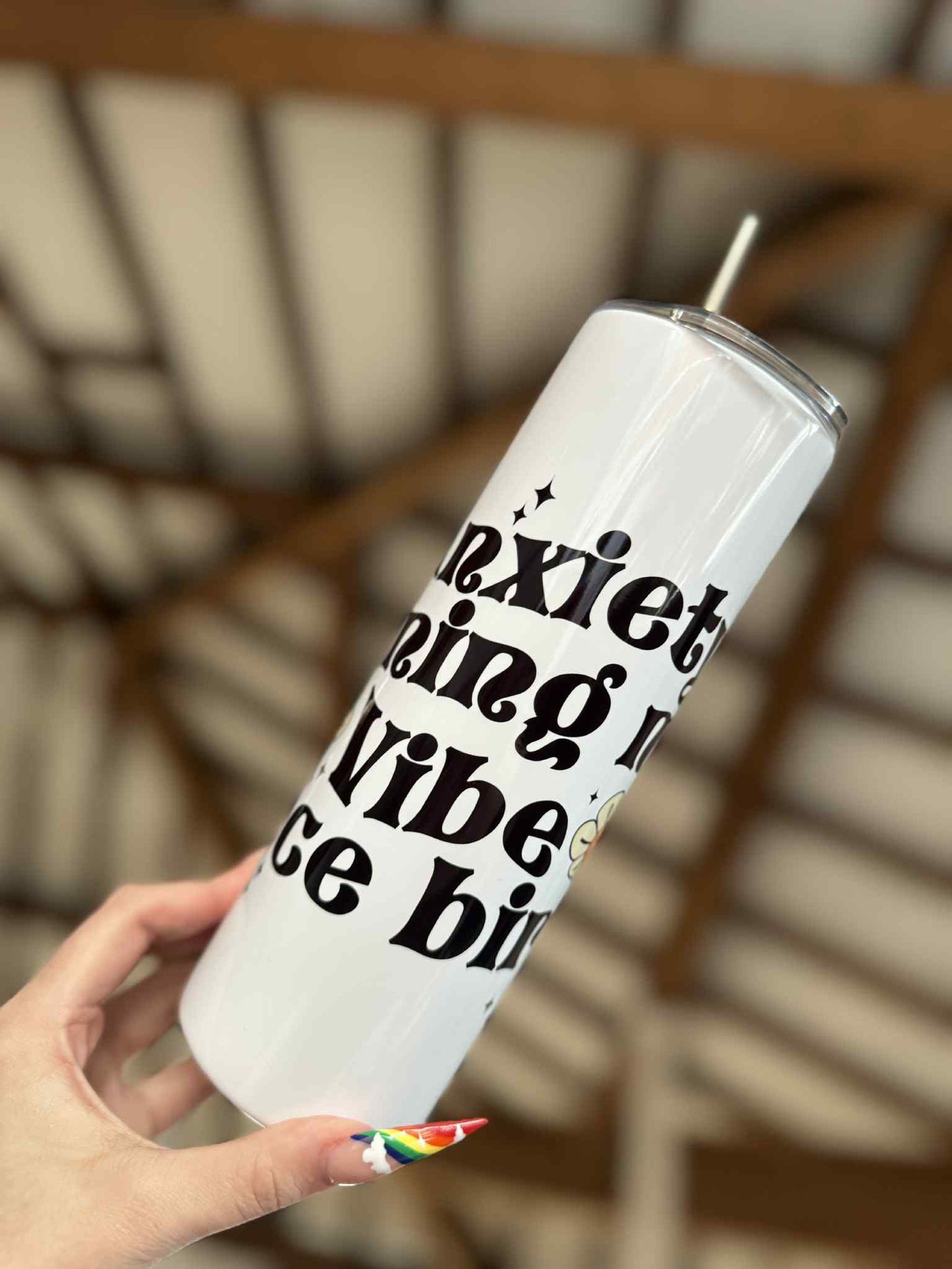 Anxiety ruining My Vibe Since Birth 20oz Tumbler