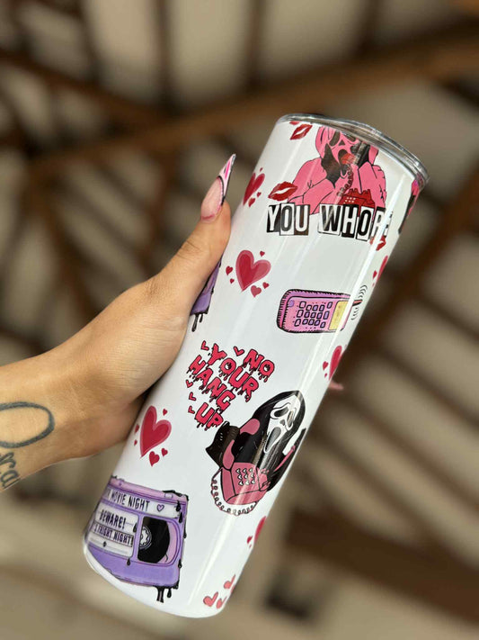 Boo You Whore Scream Vibes 20oz Tumbler