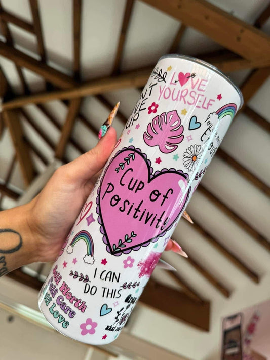 Cup Of Positivity 20oz Tumbler