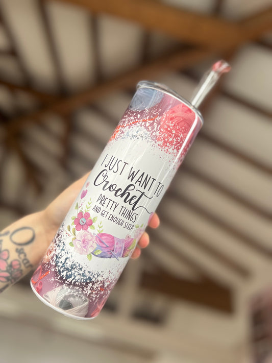 Crochet 20oz Tumbler