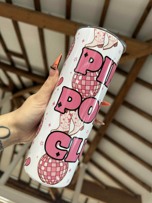 Pink Pony Club Cowboy Boots 20oz Tumbler