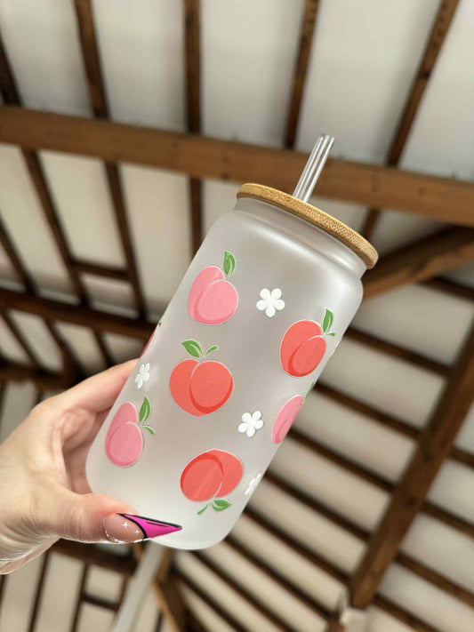 Juicy Peaches Frosted Libbey Can