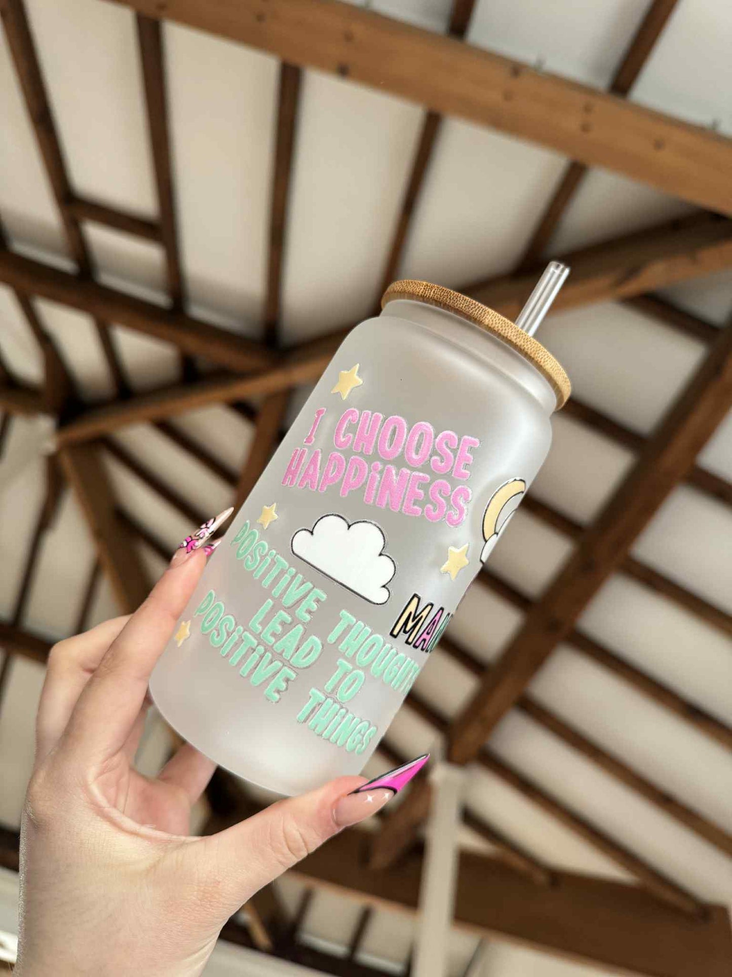 Cup Of Manifestation Frosted Libbey Can