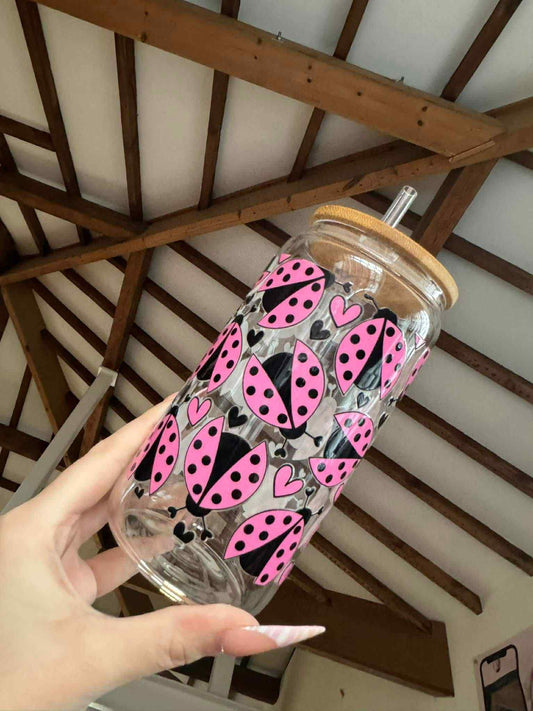 Pink Ladybird Libbey Can
