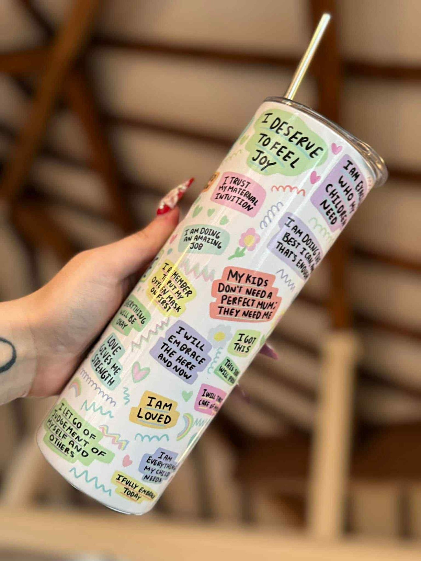 Mums Self Love Tumbler 20oz Tumbler