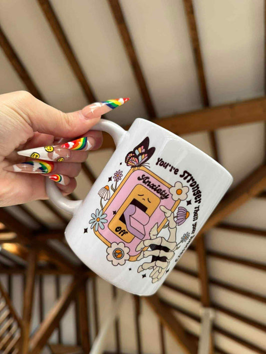 Stronger Than Anxiety Mug